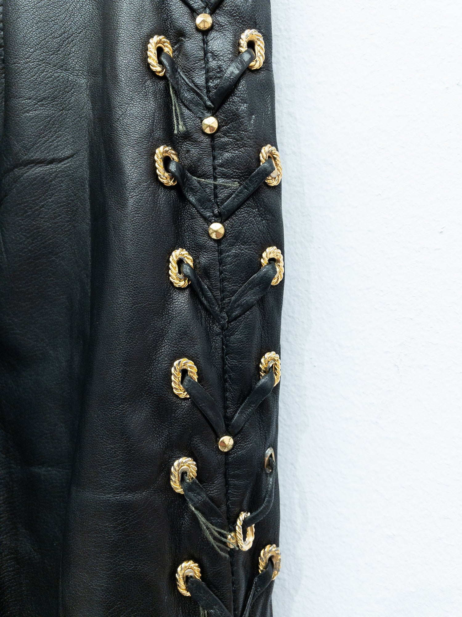 Gianni Versace Leather Trousers