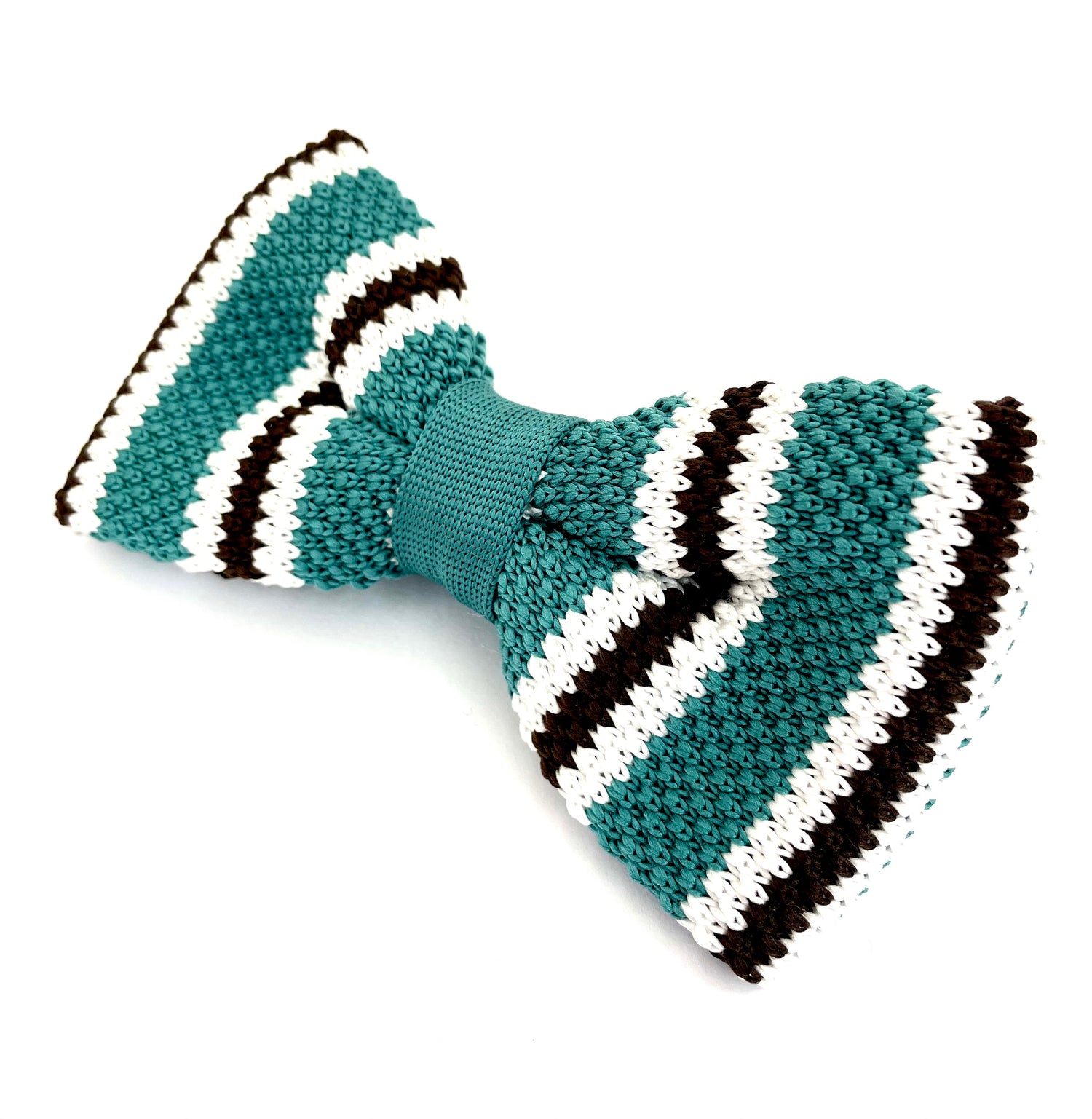 Bowtie Knit - Green / White / Black