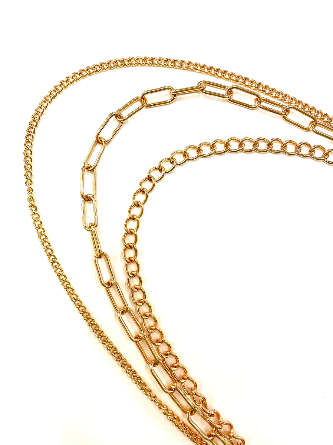 Tulip Triple Chain - Gold