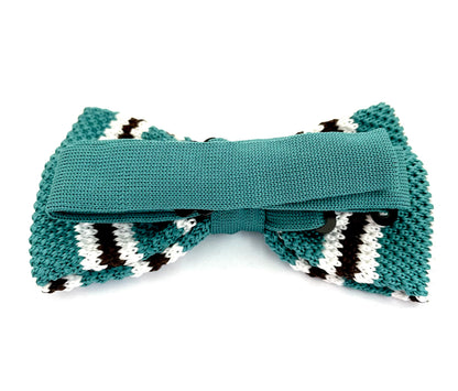 Bowtie Knit - Green / White / Black