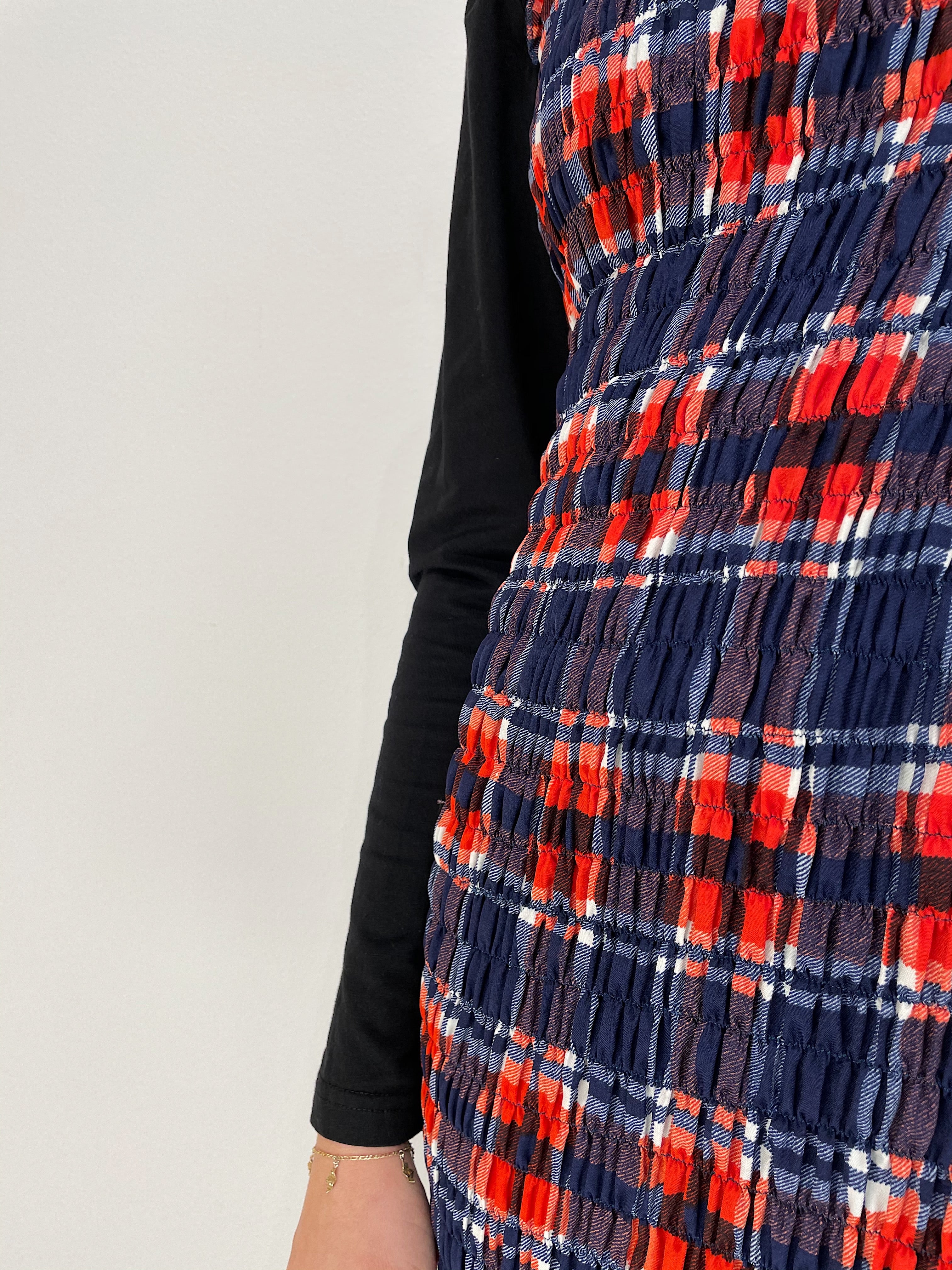 Smocked Pencil Dress