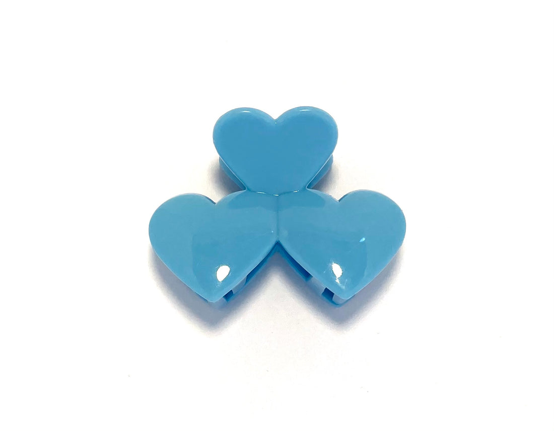 Heart Hairclip - Light Blue