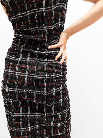 Smock Pencil Dress - Sorte Tern
