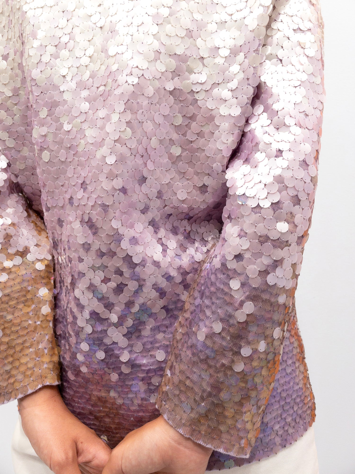 Escada Pailletbluse