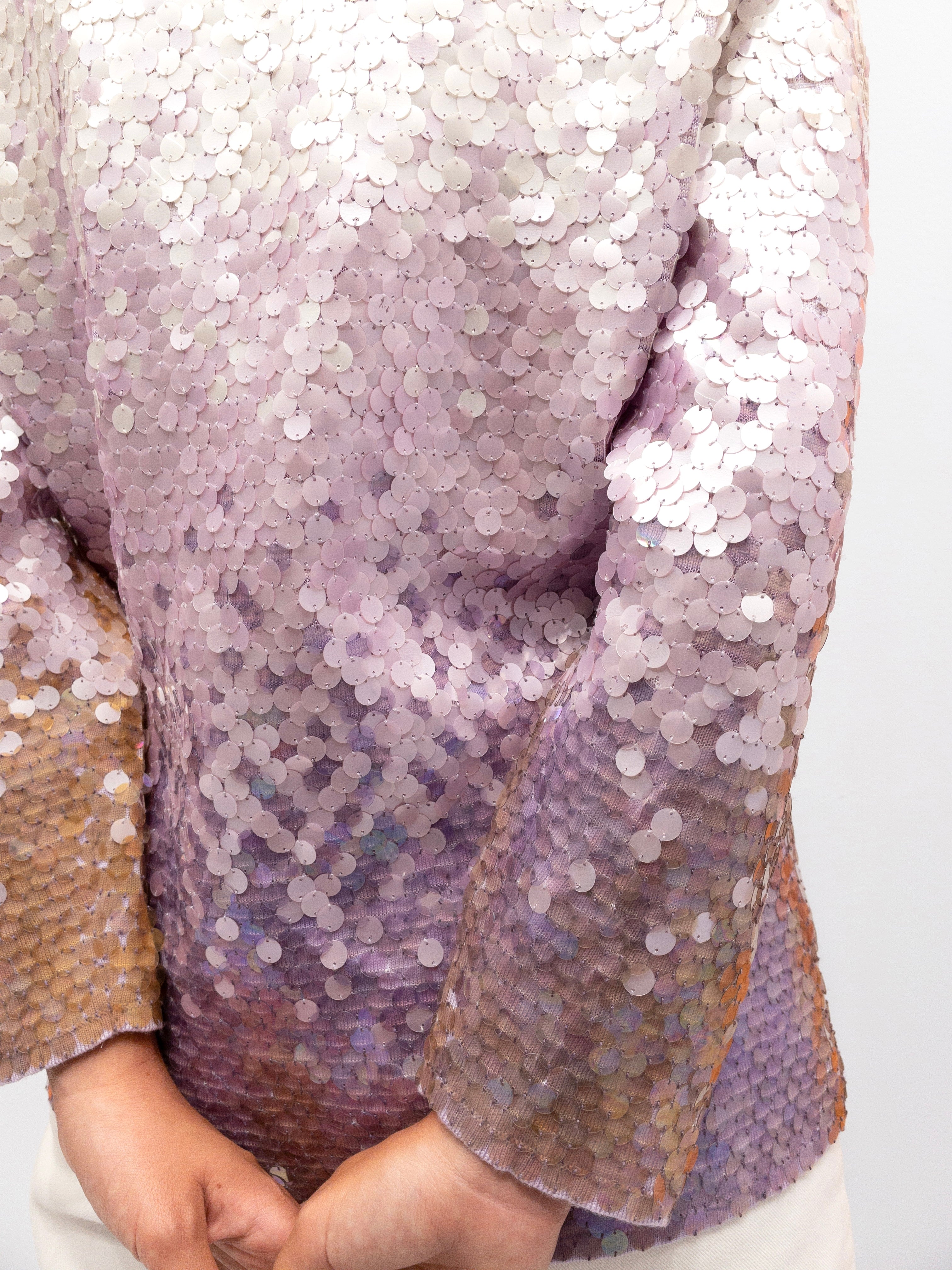 Escada Pailletbluse