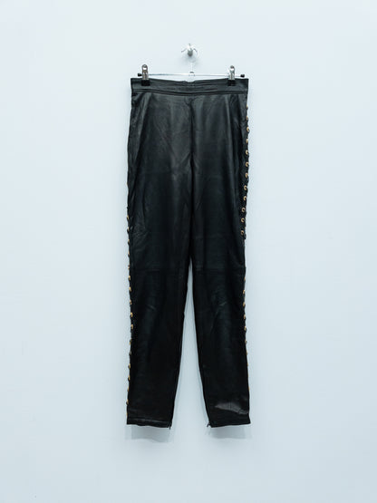Gianni Versace Leather Trousers