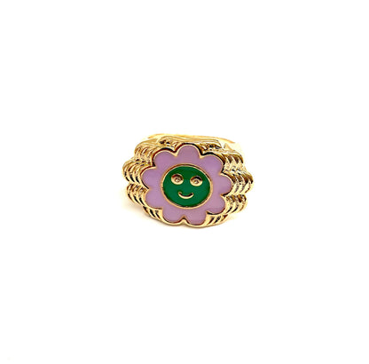 Smiley Sun Ring