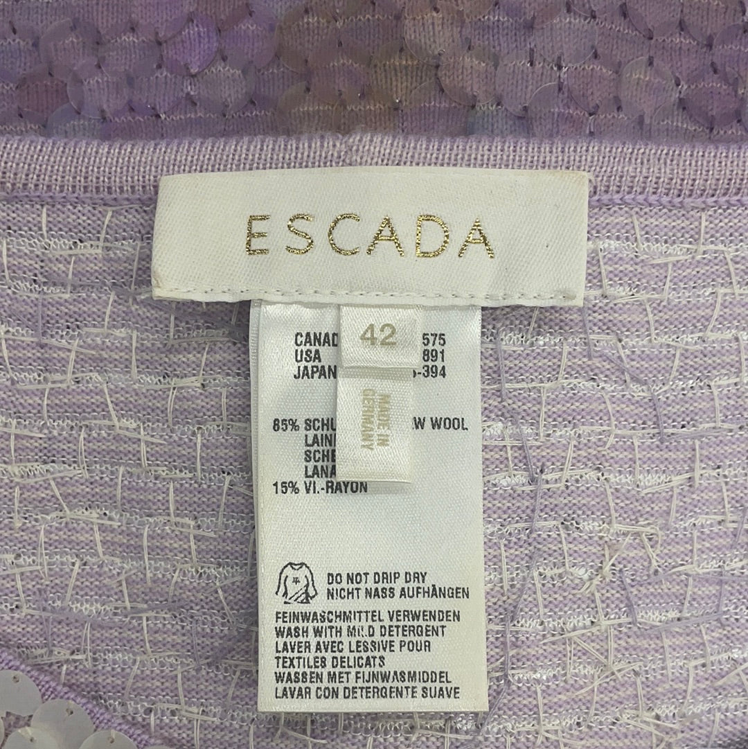Escada Pailletbluse