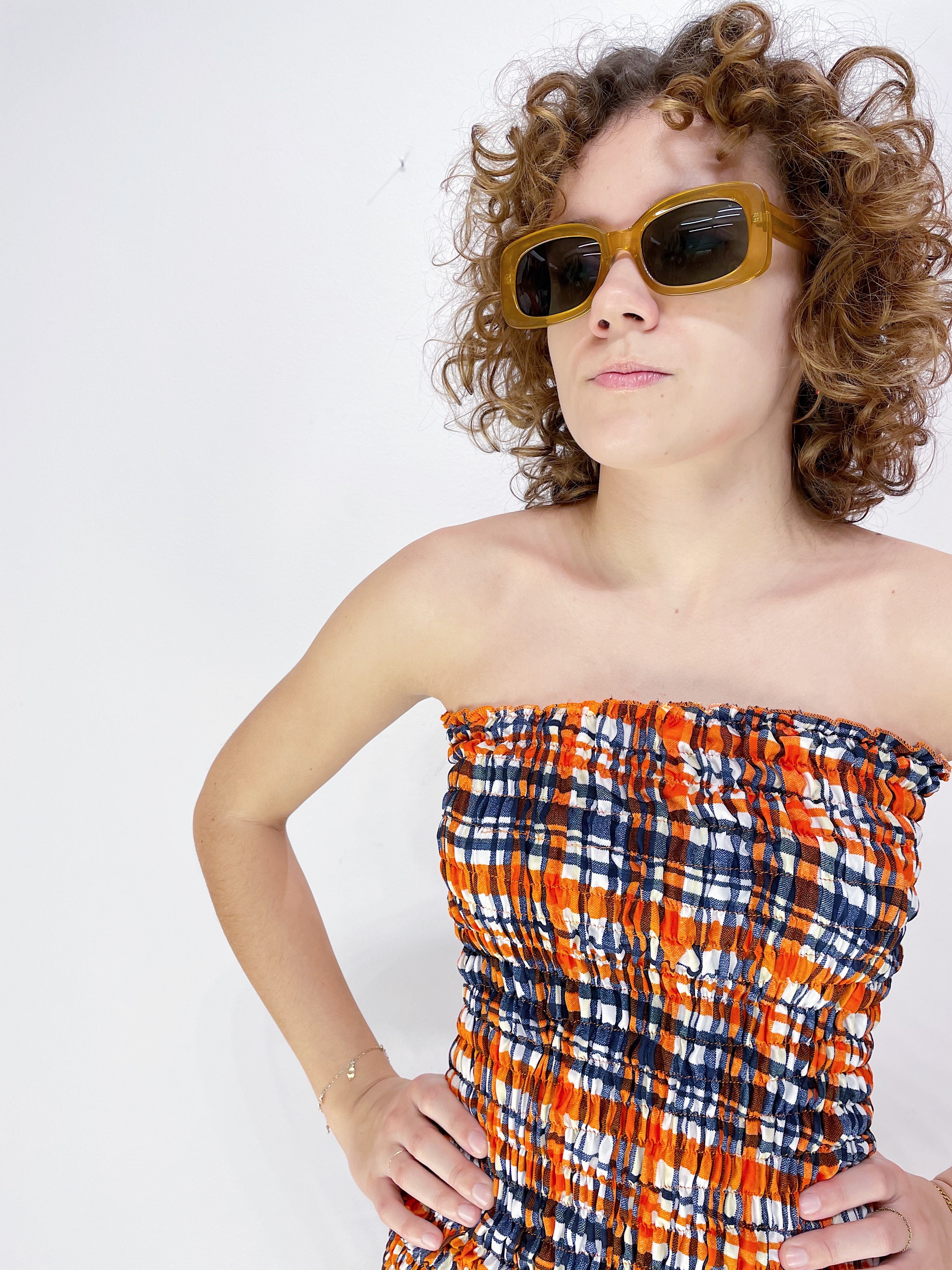 Smocked Pencil Skirt / Dress