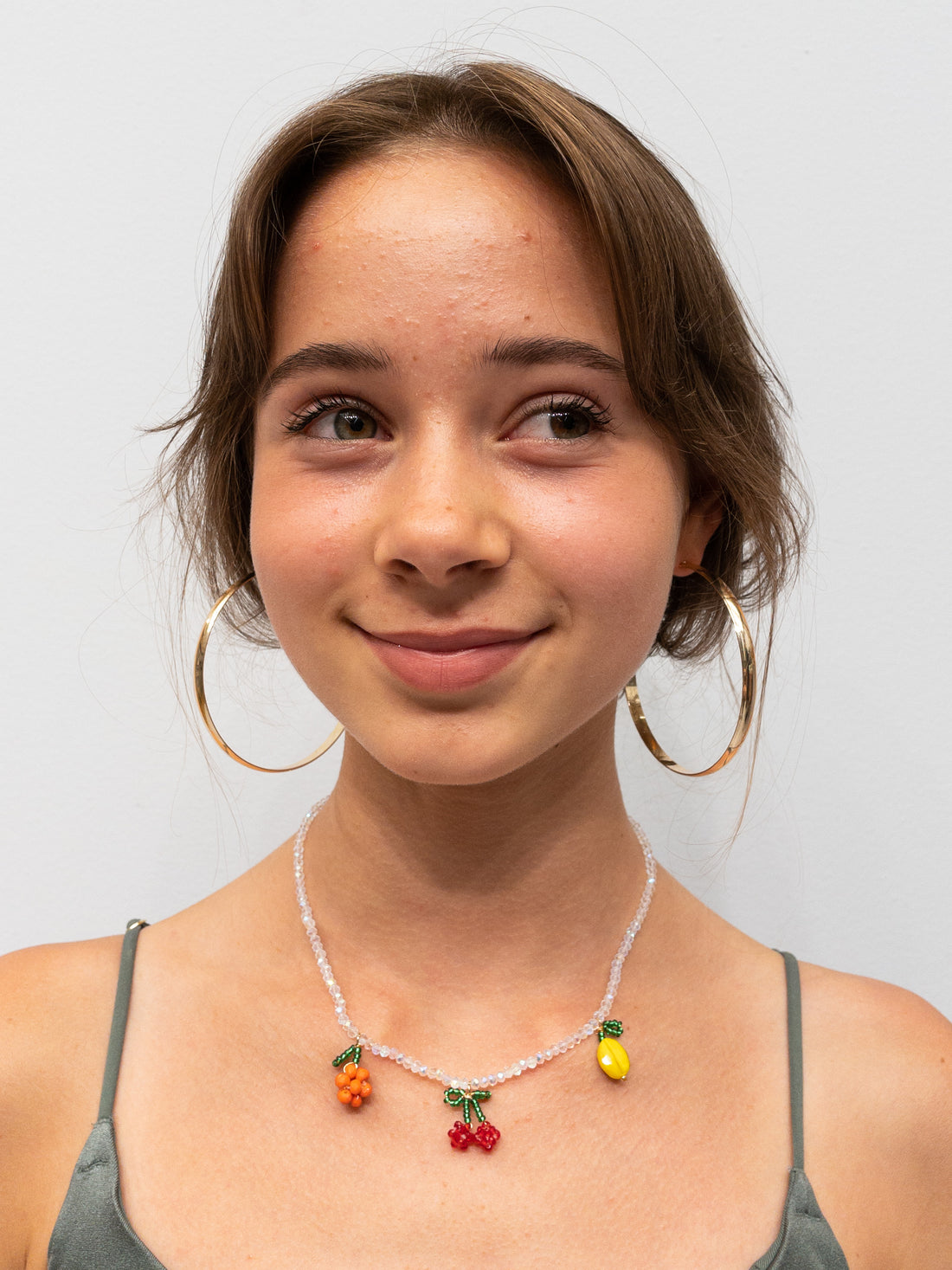Fruit Salad Beaded Necklace