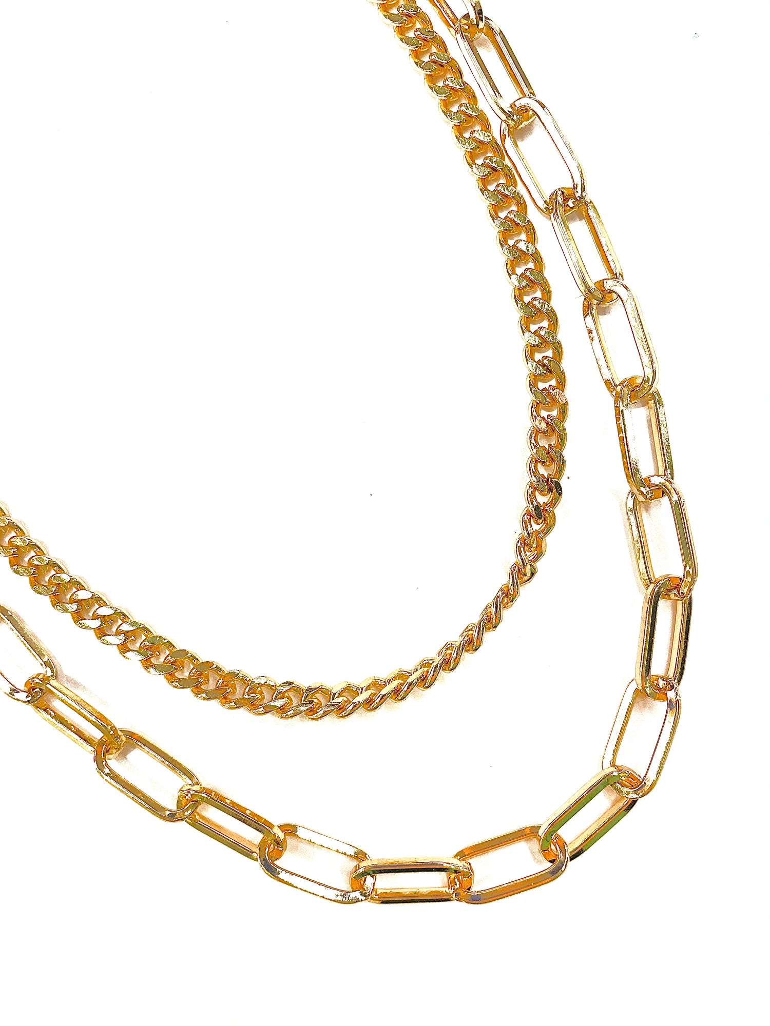 Daisy Double Chain - Gold