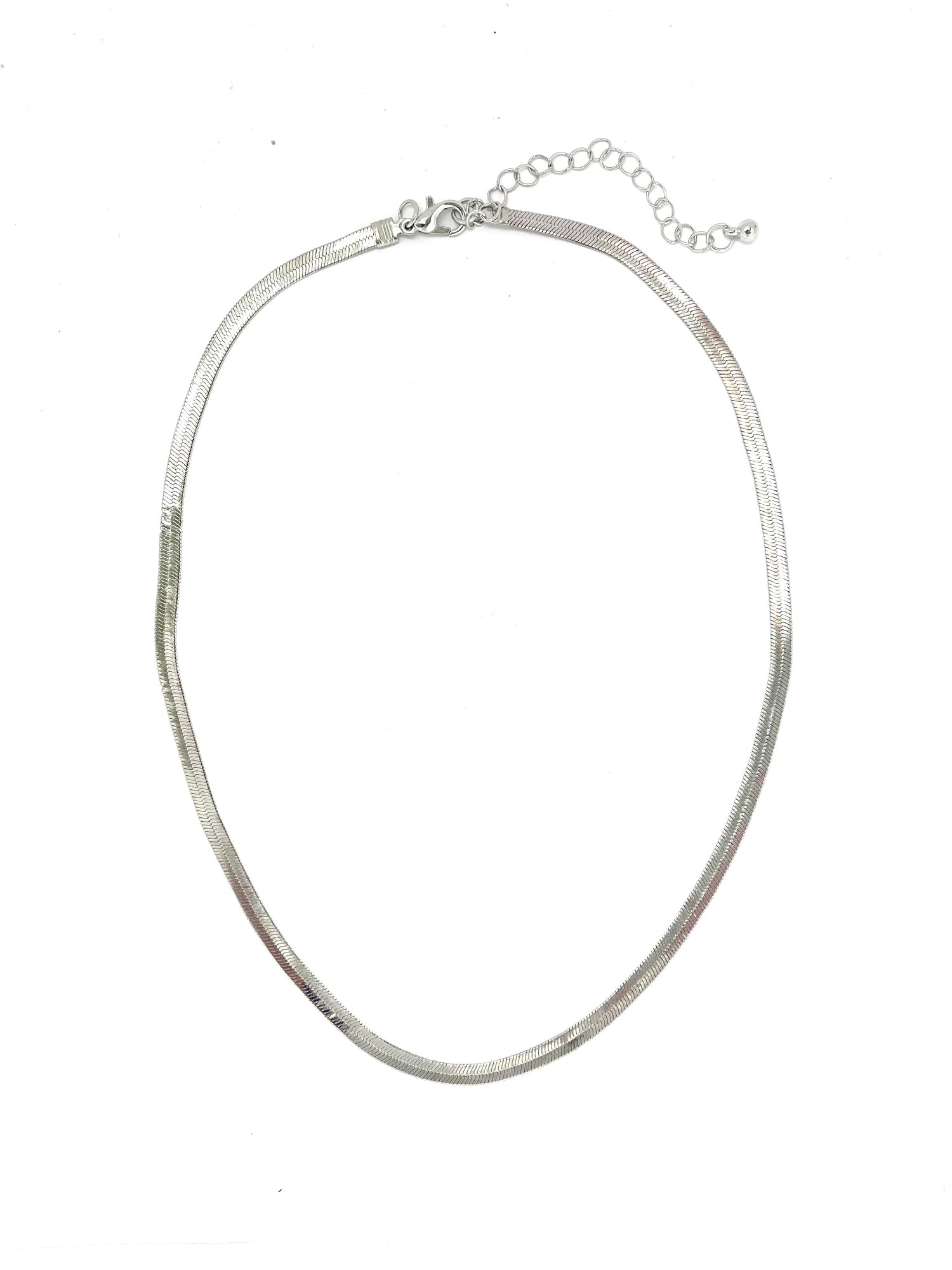 Orchid Necklace - Silver