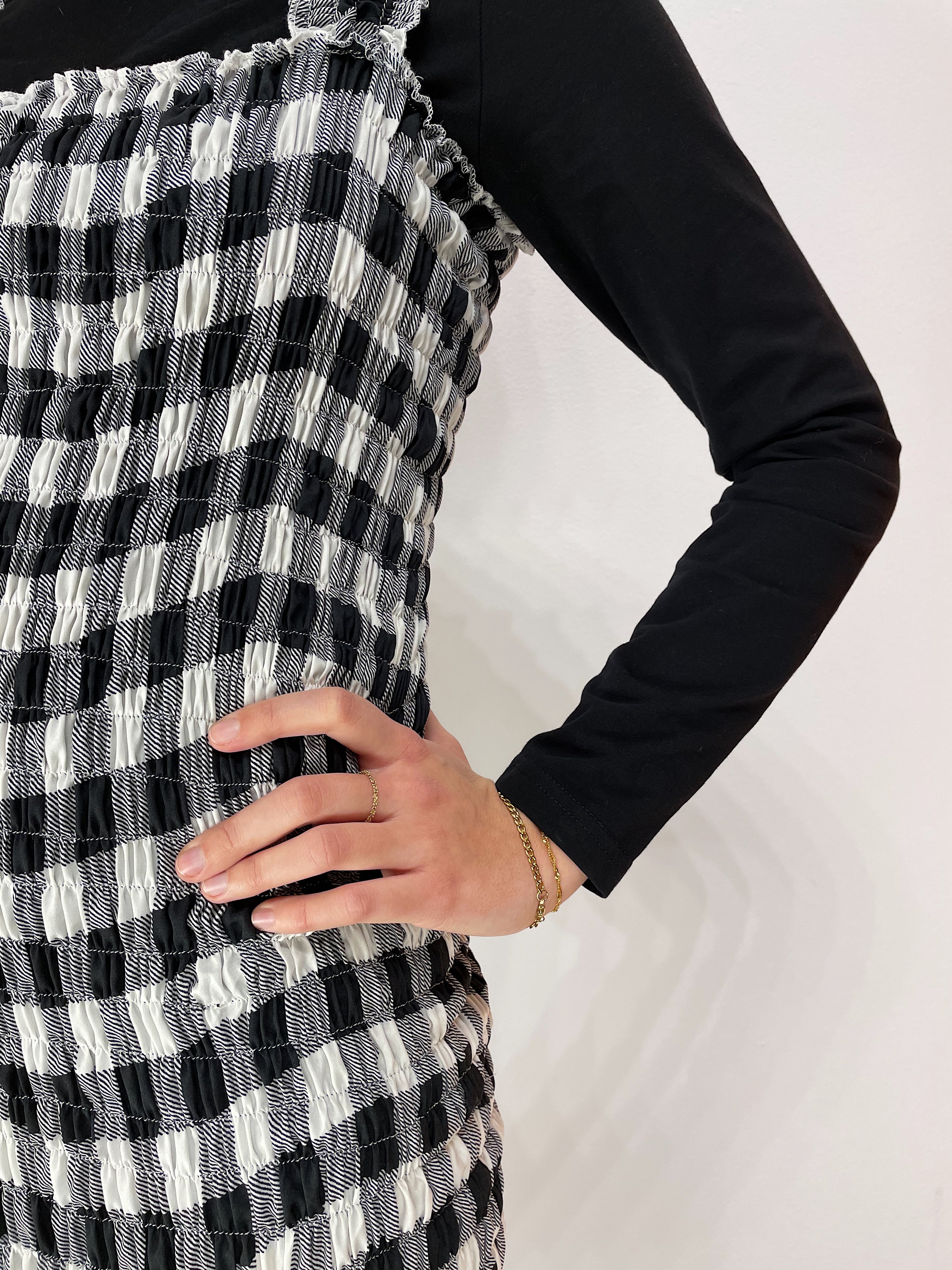 Smocked Pencil Dress