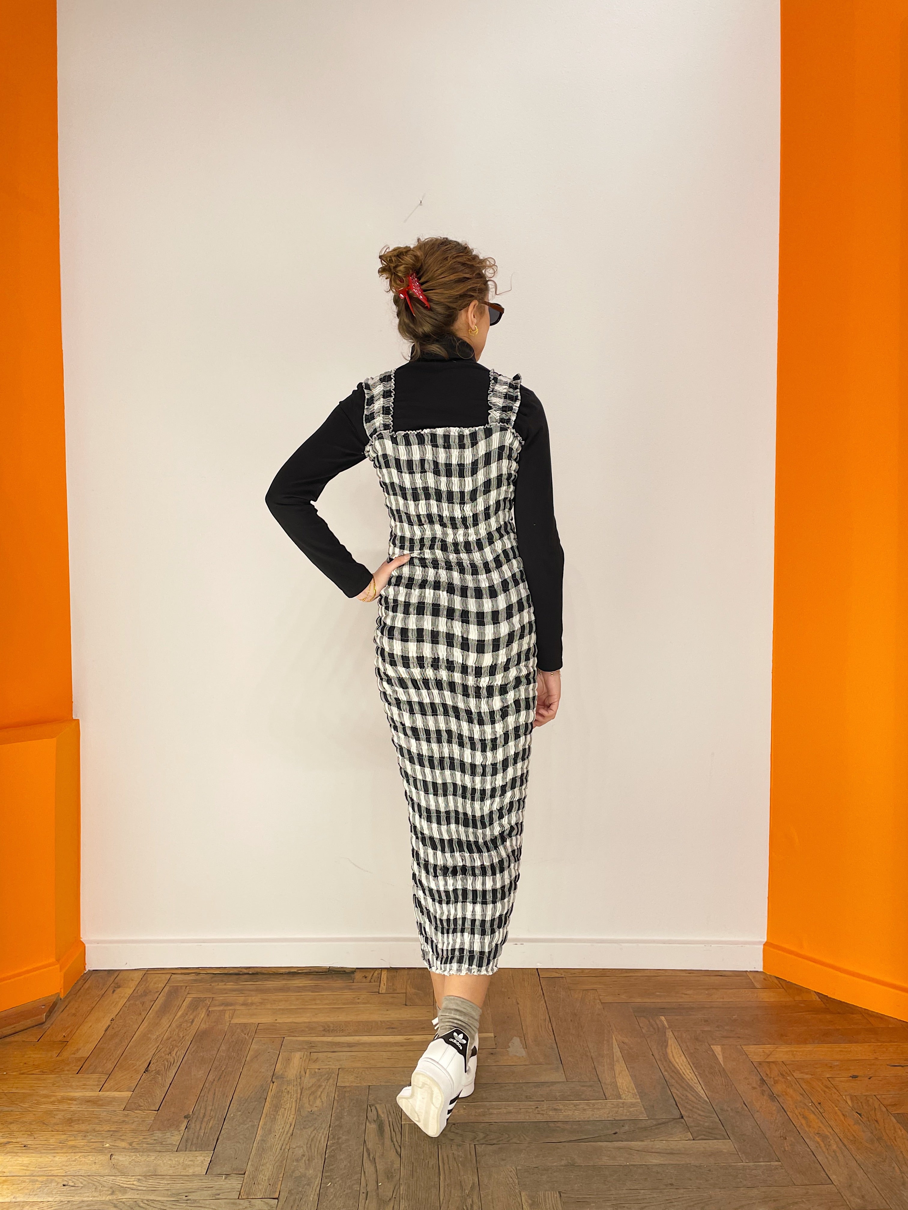 Smocked Pencil Dress