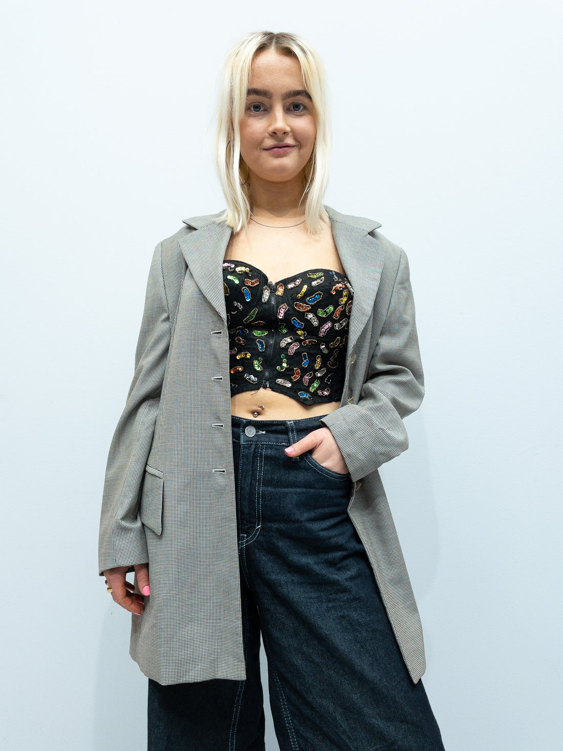 Houndstooth Escada Blazer