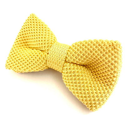 Bowtie Knit - Light Yellow