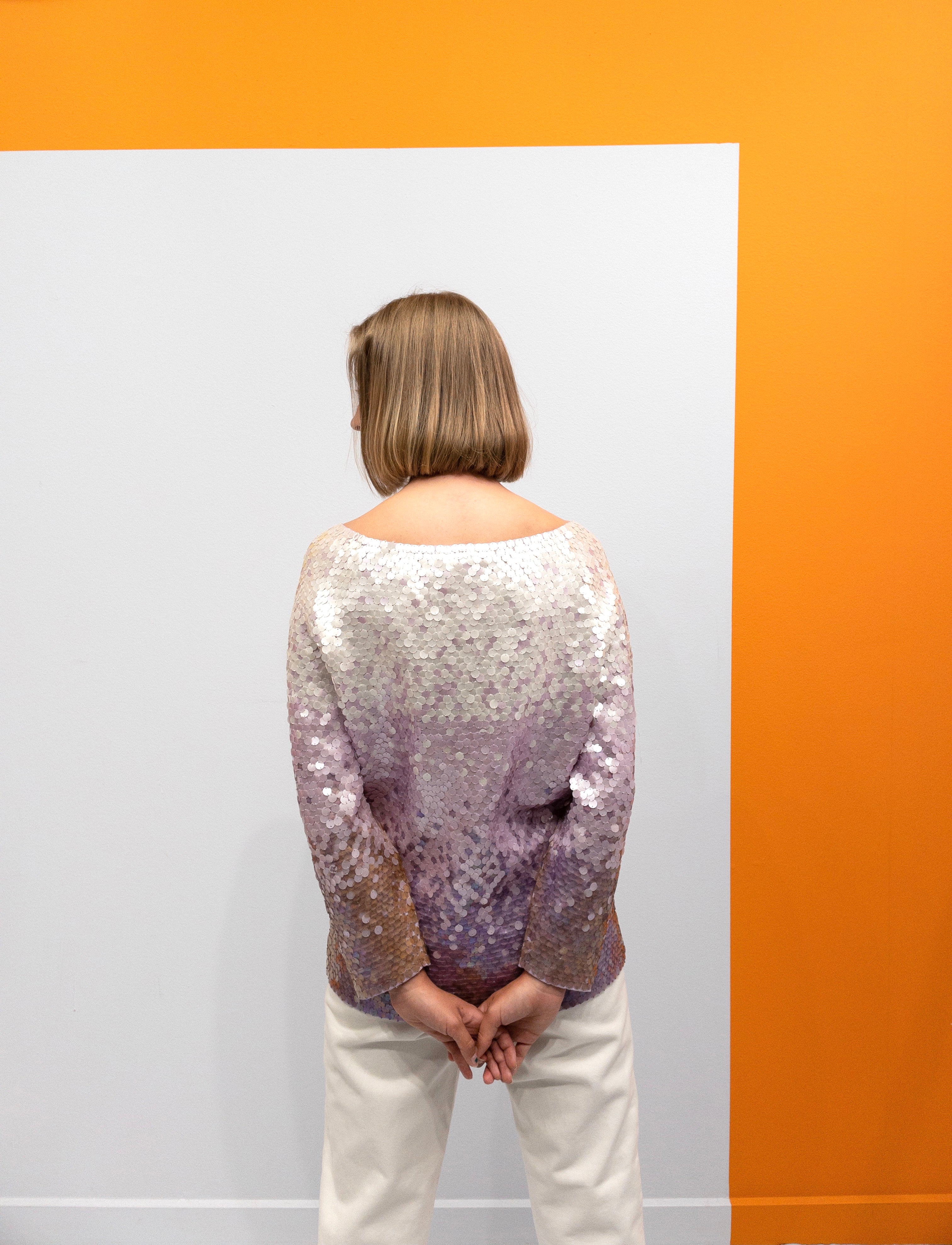 Escada Pailletbluse