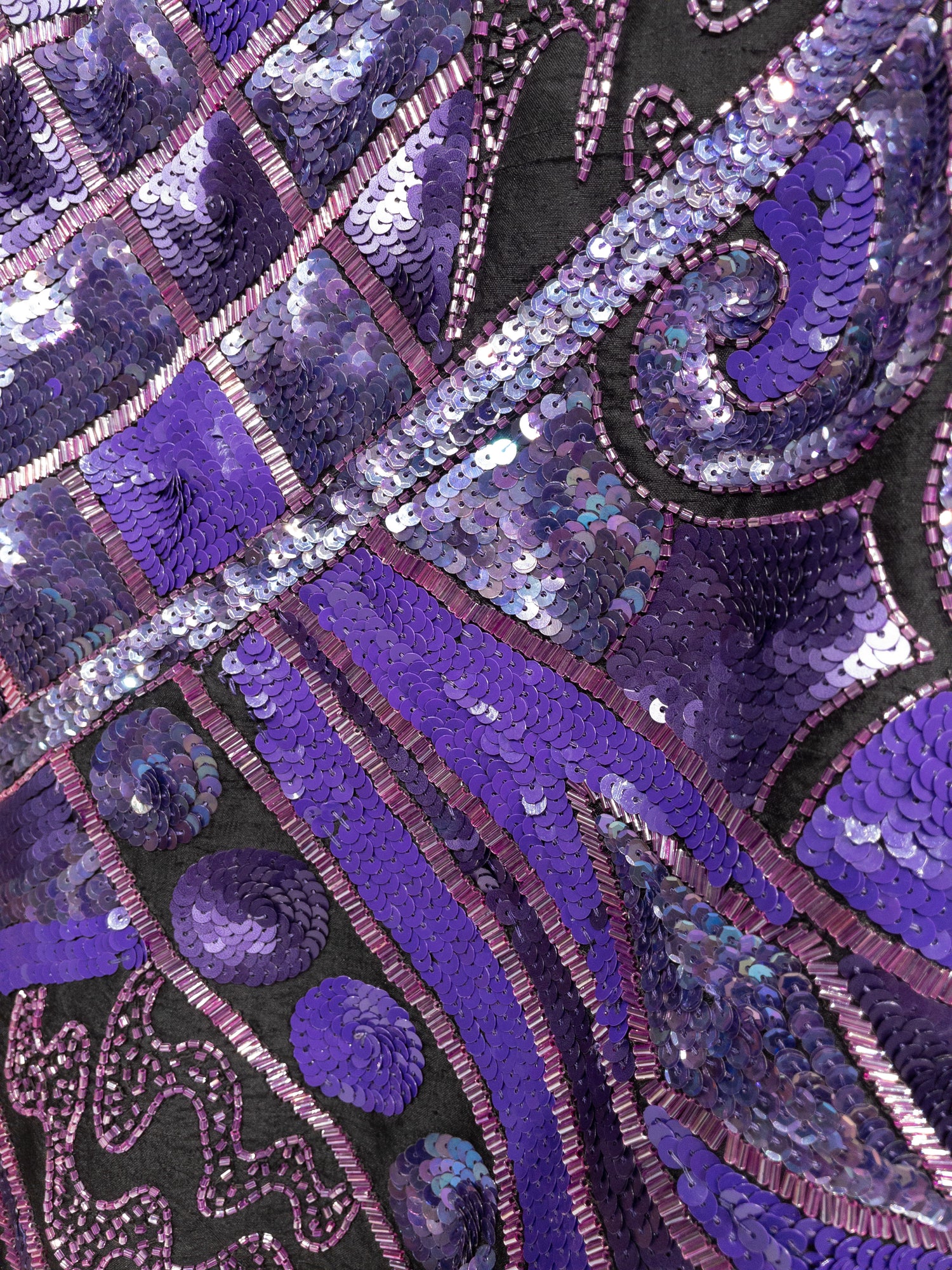 Vintage Paillet Nederdel