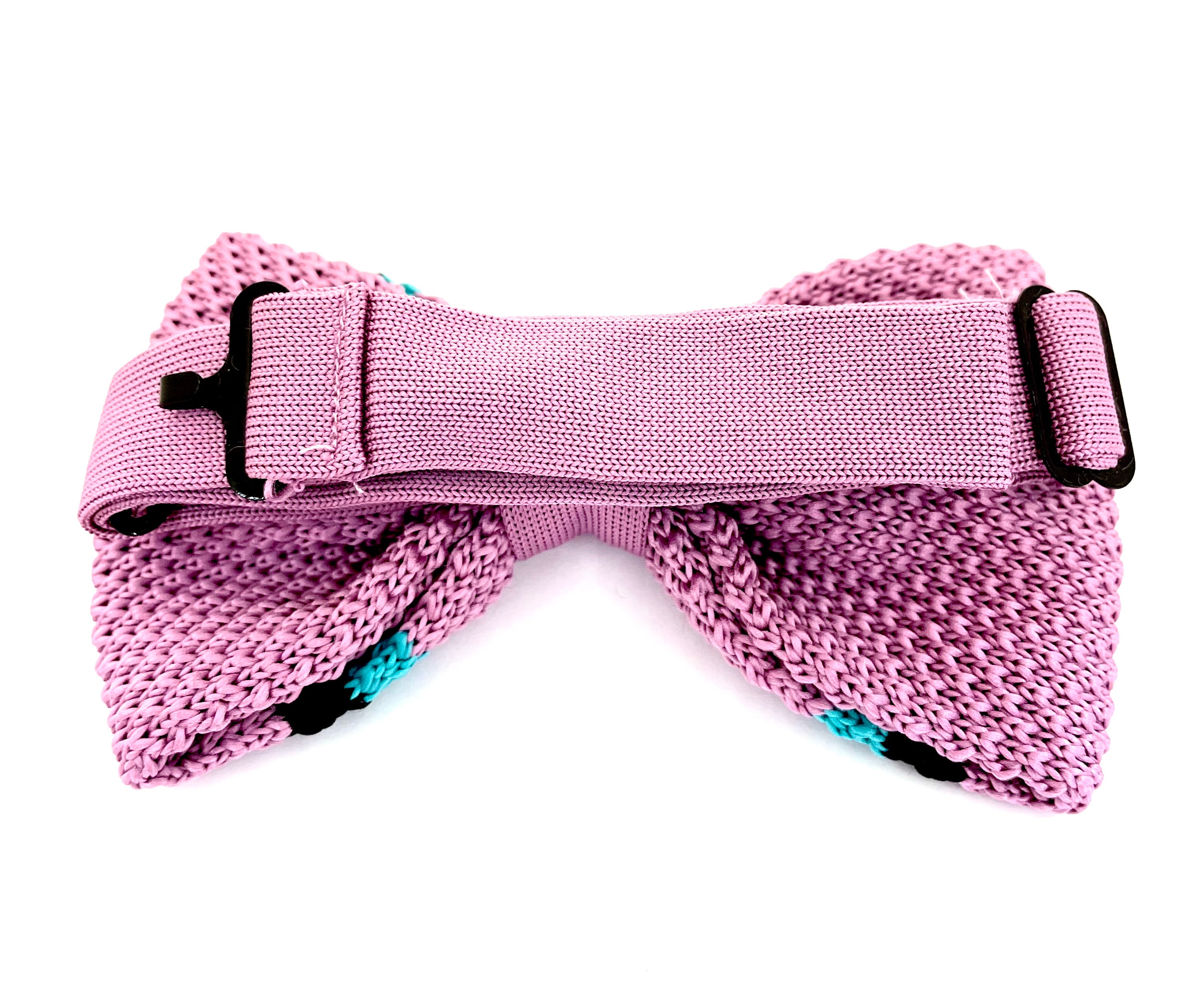 Bowtie Knit - Lavender / Blue / Black