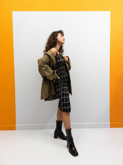 Smock Pencil Dress - Sorte Tern
