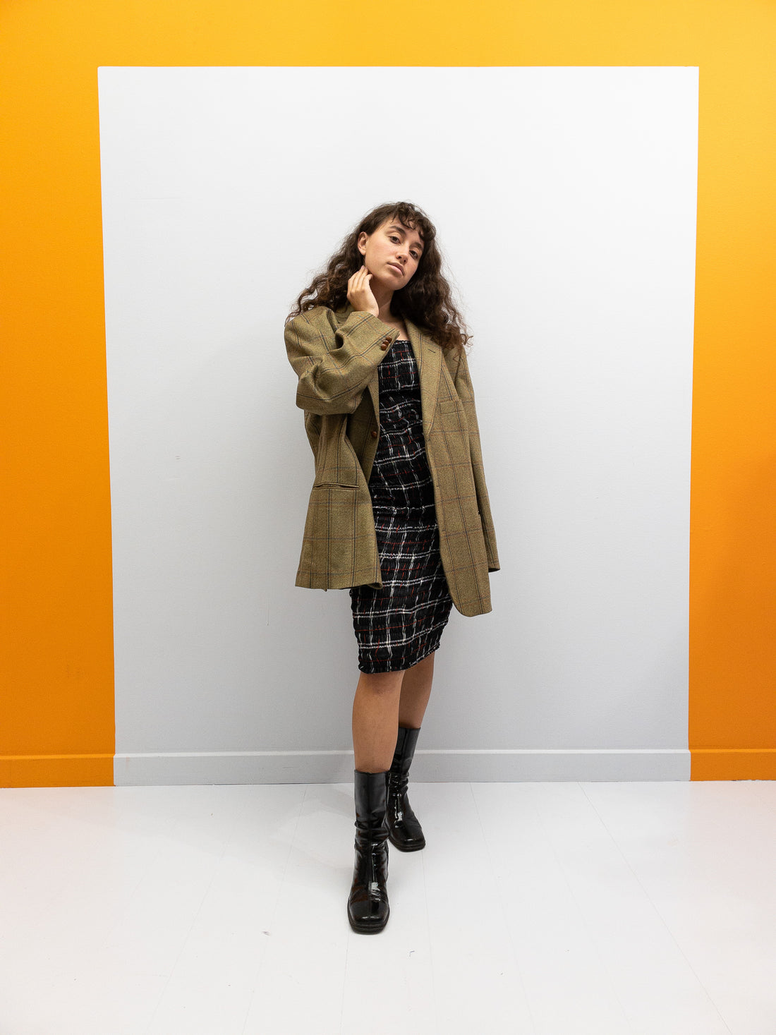 Smock Pencil Dress - Sorte Tern