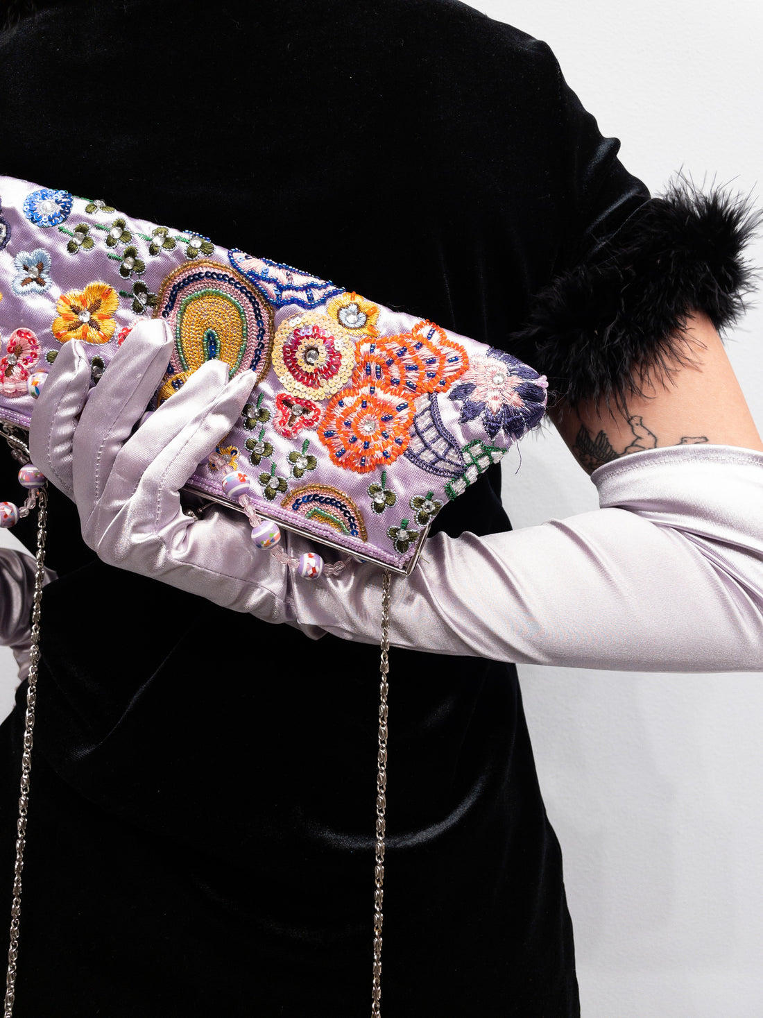 Party Gloves - Lilac