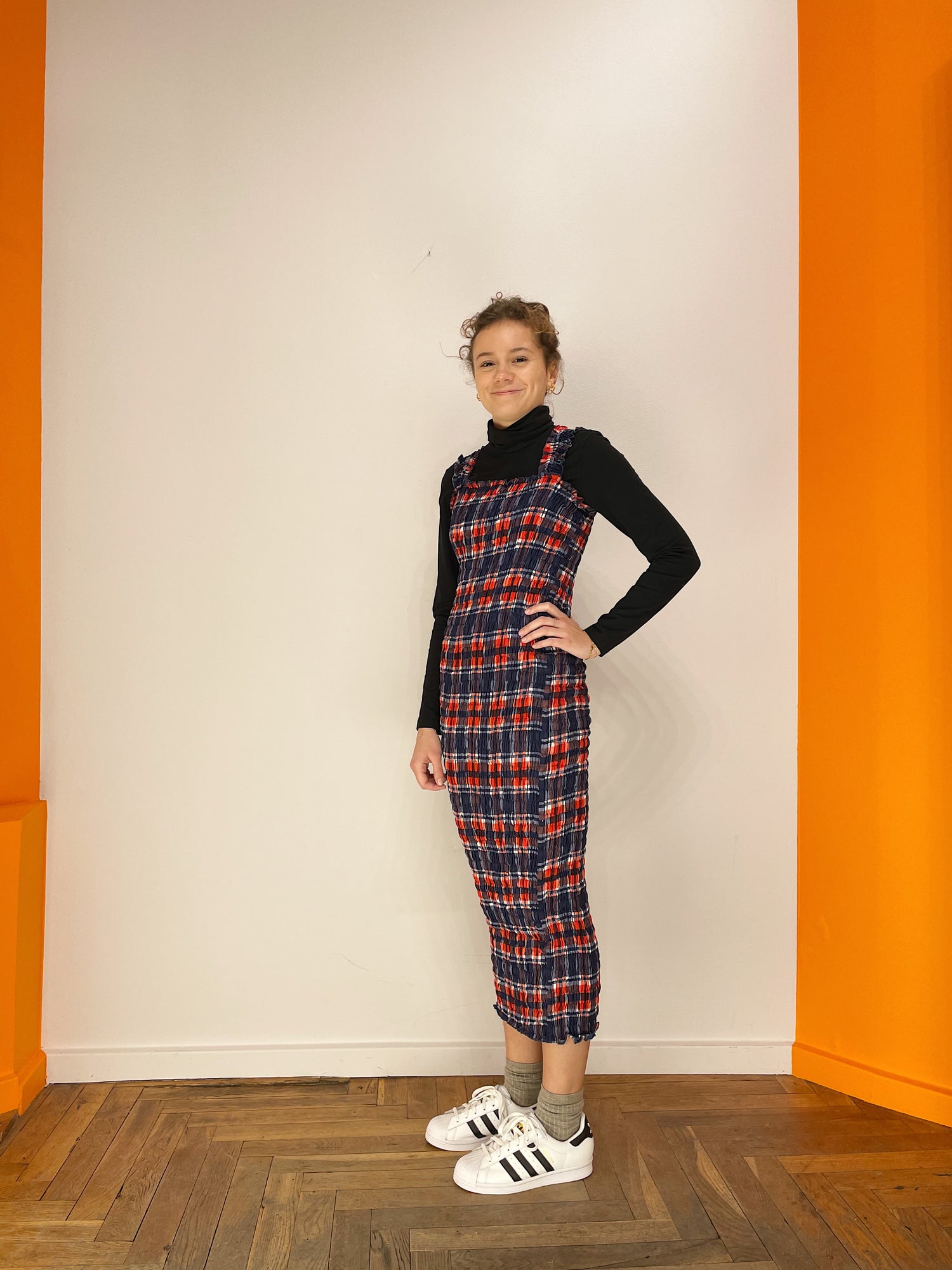 Smocked Pencil Dress
