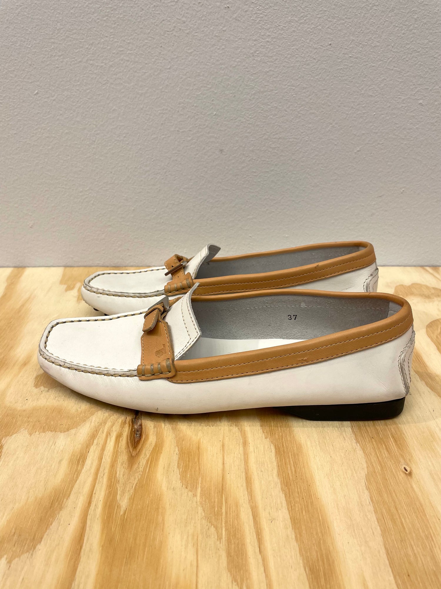 Hvide Loafers