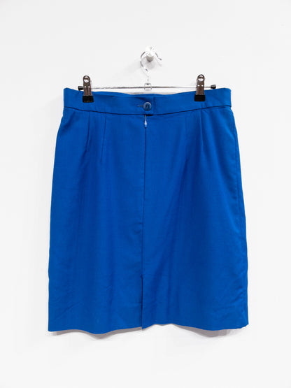 Cobalt Blue Escada Skirt