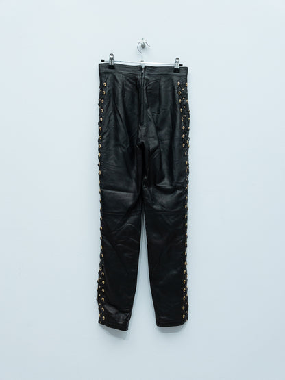 Gianni Versace Leather Trousers