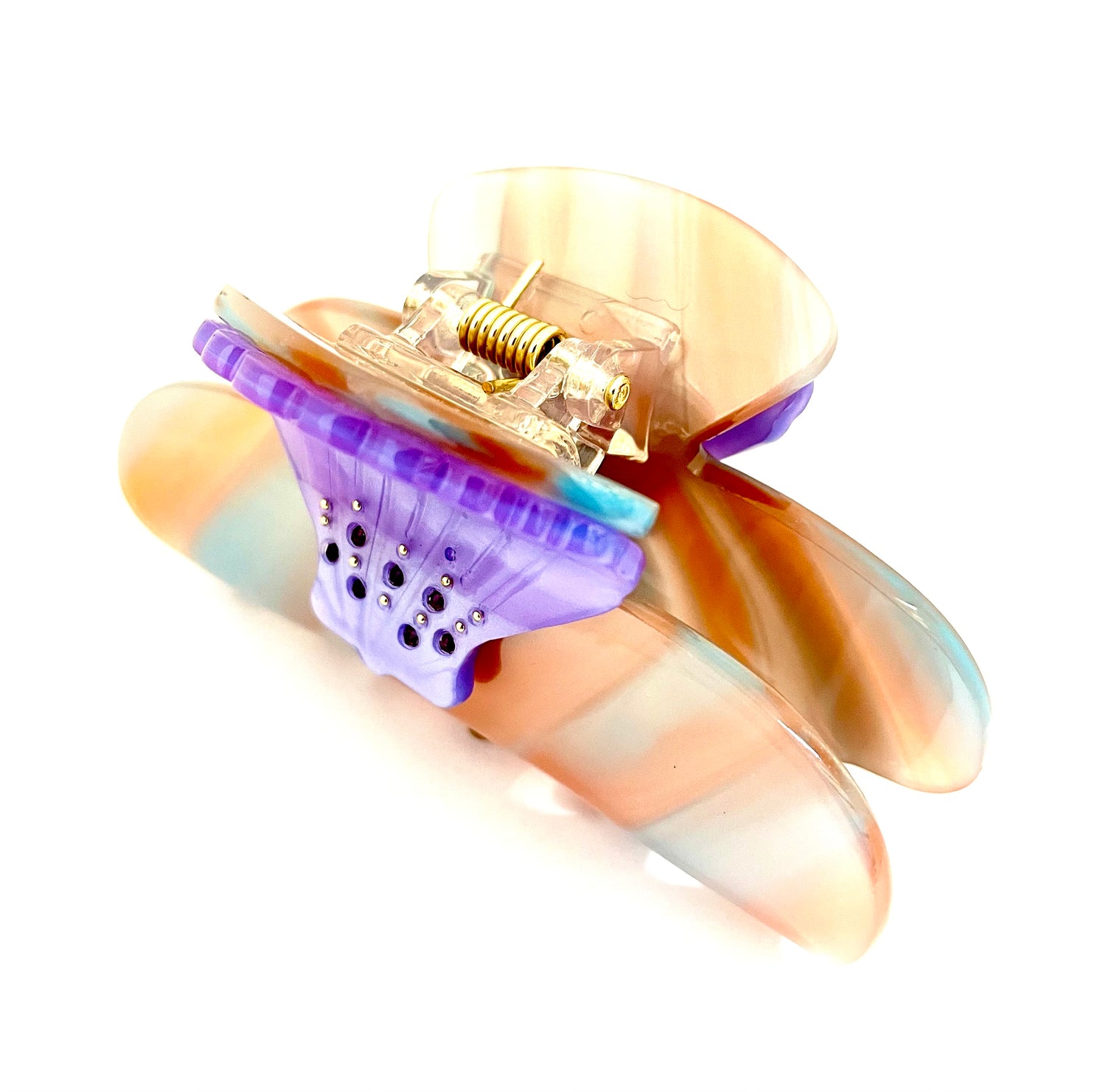 Seashell Hairclip - Purple