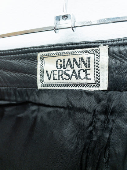 Gianni Versace Leather Trousers