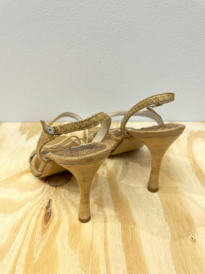 Beige Sandaletter