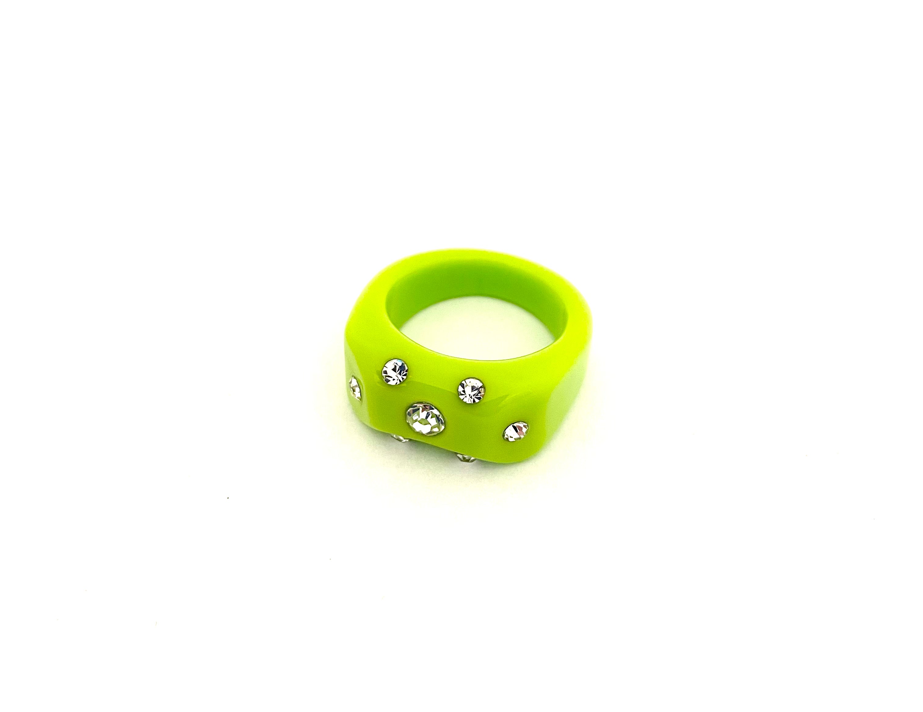 Cutie Simi Ring - Lime Green