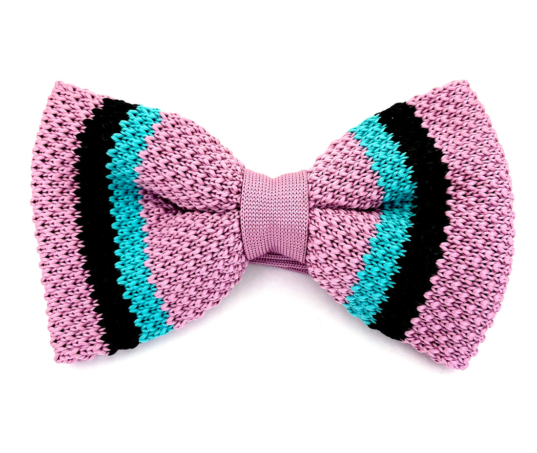 Bowtie Knit - Lavendel / Blå / Sort