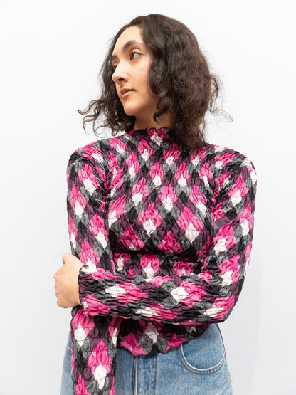Smock Top Harlequin - Long Sleeve
