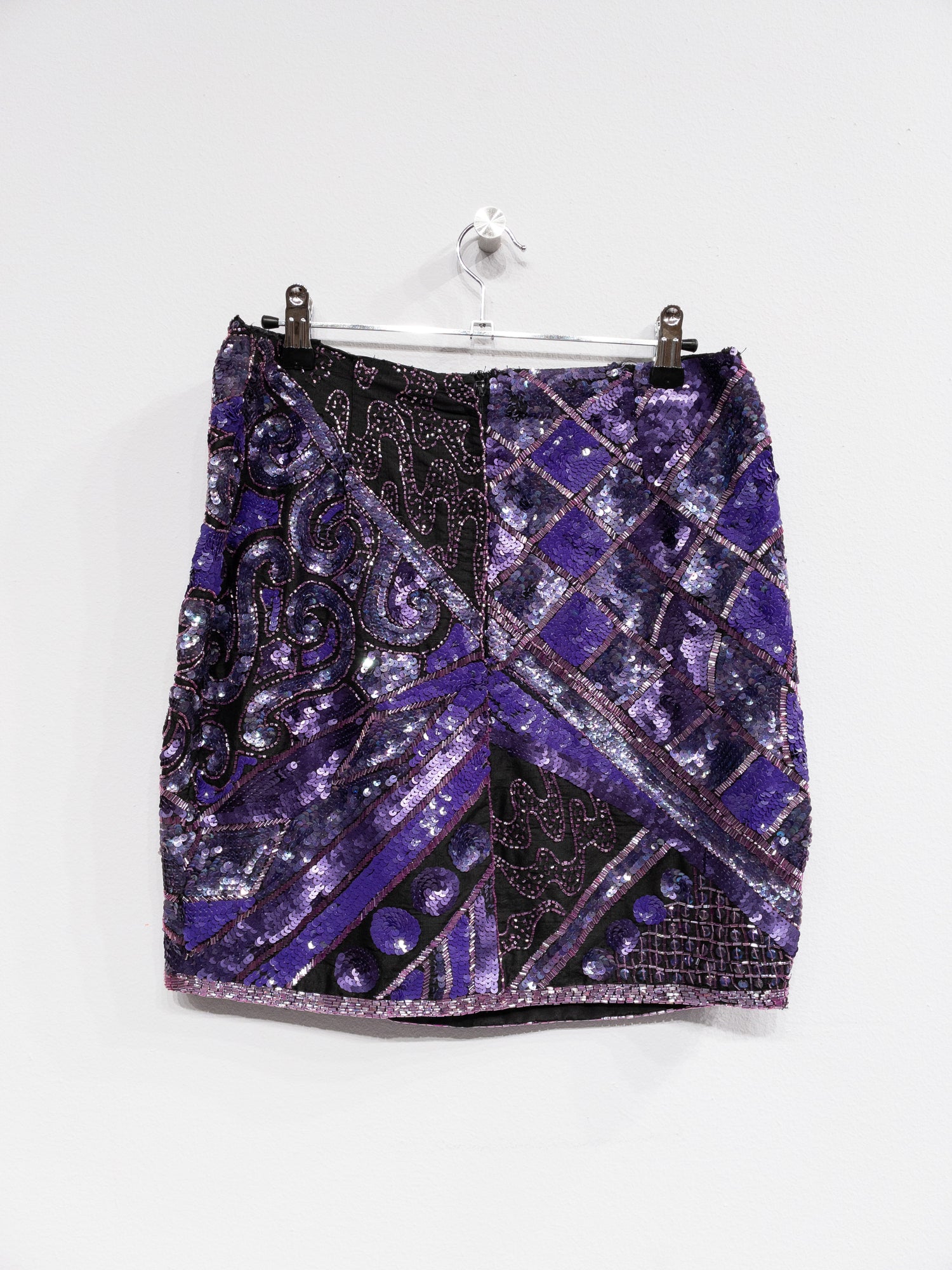 Vintage Paillet Nederdel