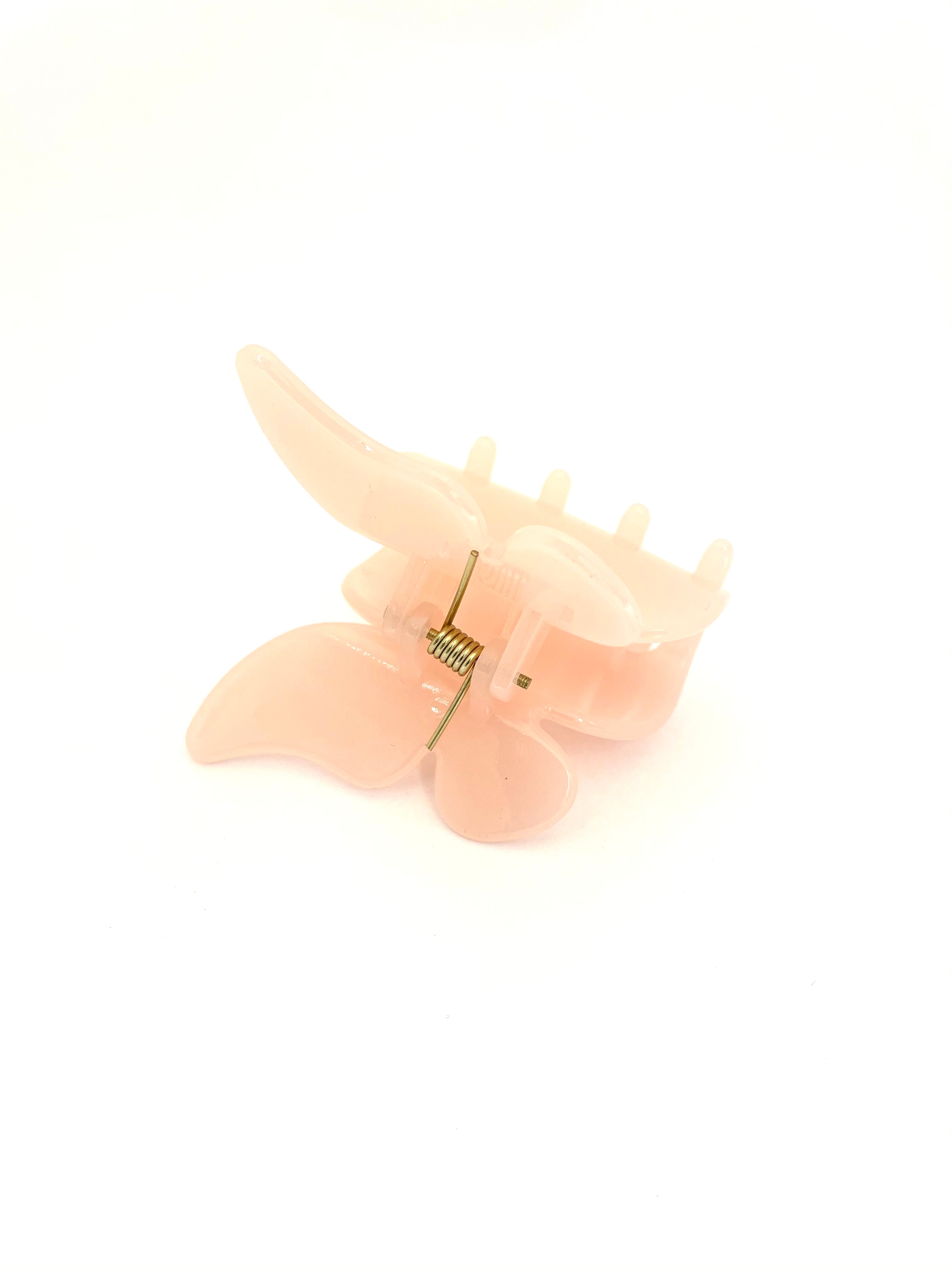 Butterfly Hairclaw - Light Pink