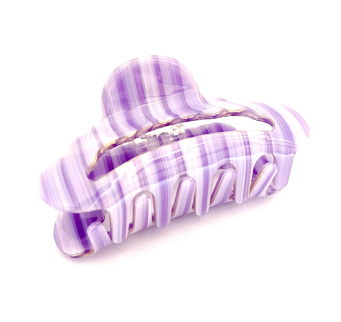 Hairclip Striped - Lavender