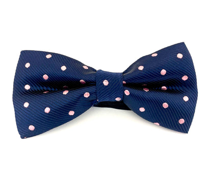 Bowtie Classic - Pink Polka Dots
