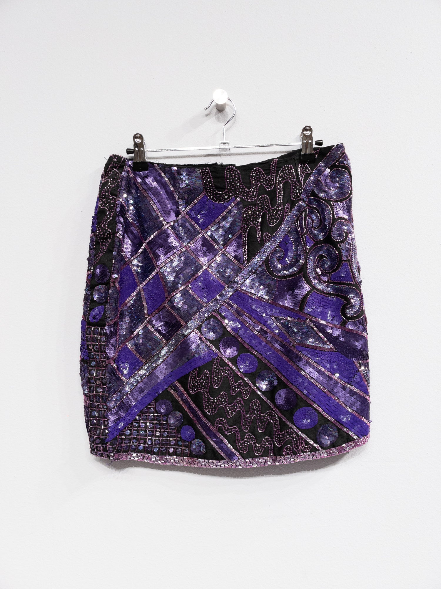 Vintage Paillet Nederdel