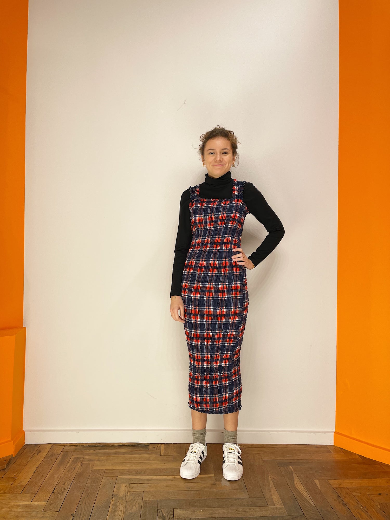Smocked Pencil Dress