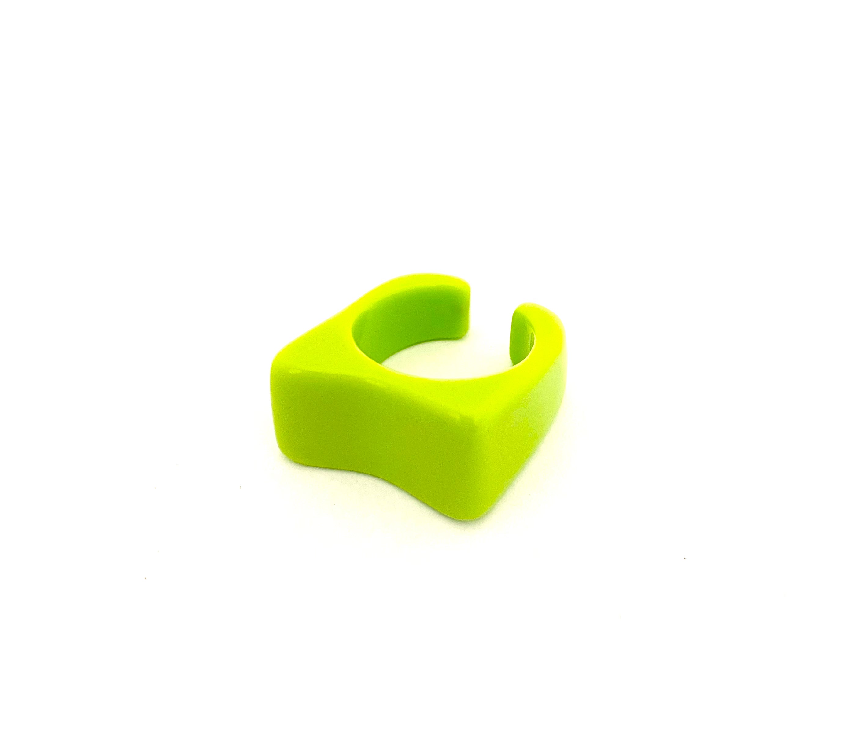 Cutie Kitty Ring - Light Green