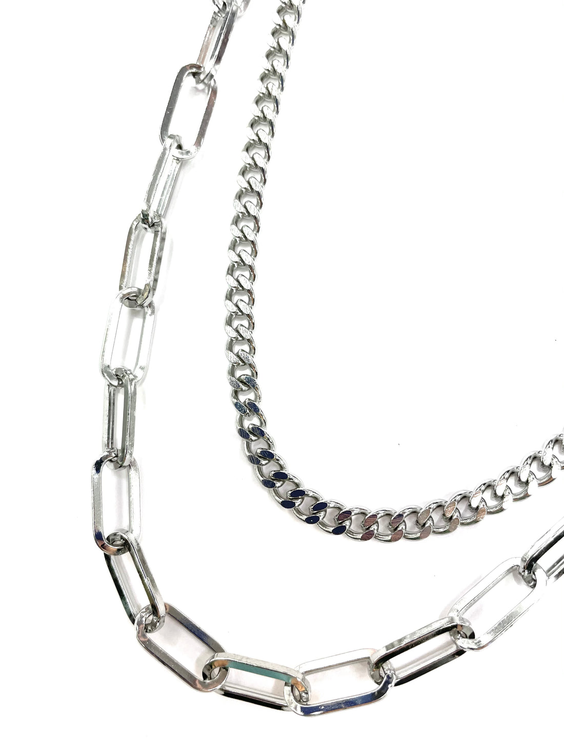 Daisy Double Chain - Silver