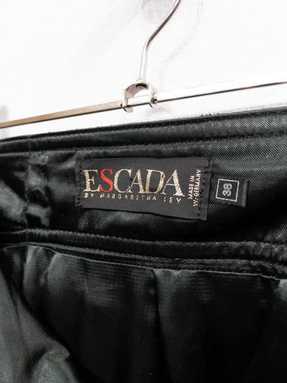 Escada Leather Skirt