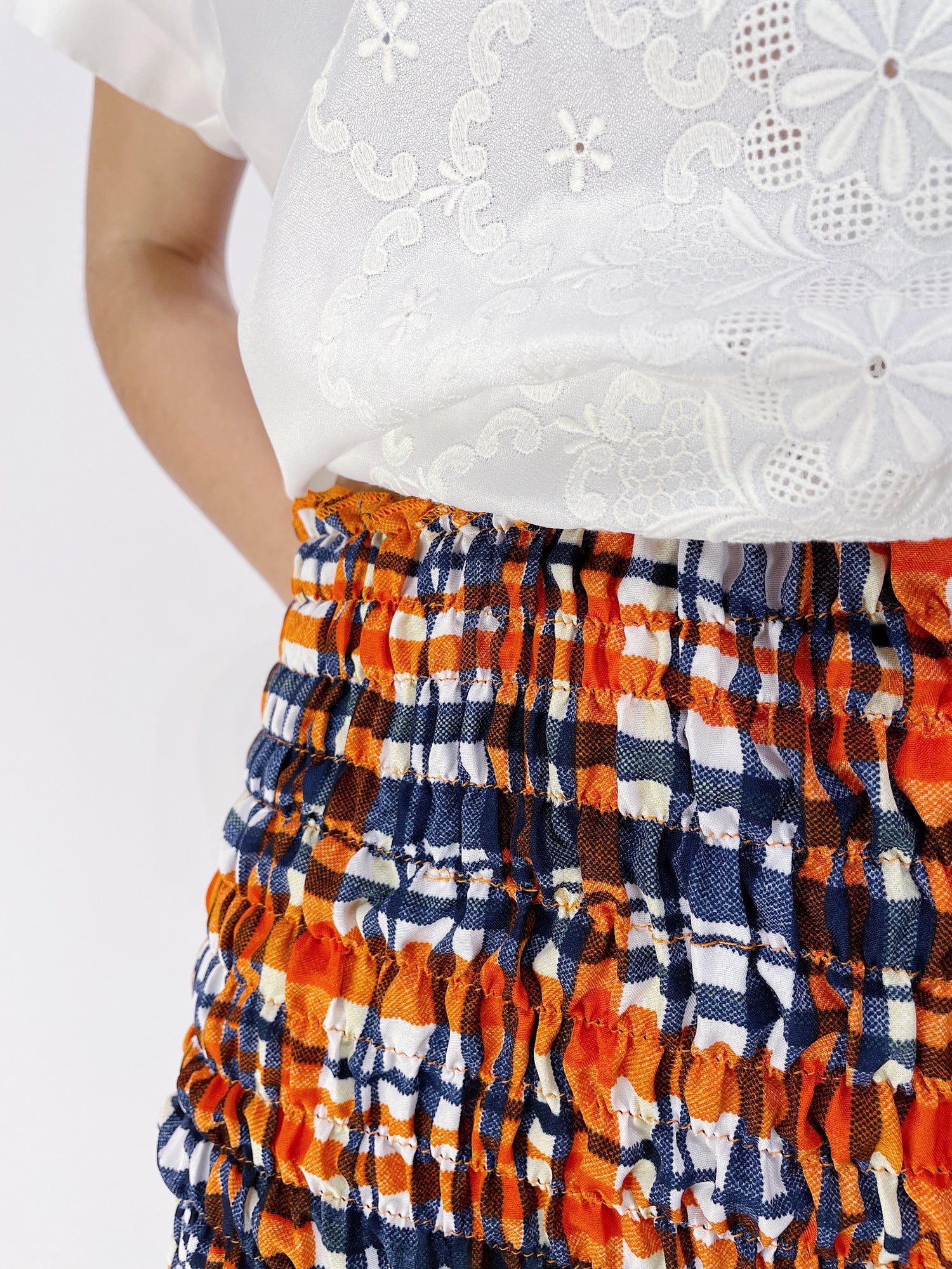 Smocked Pencil Skirt / Dress