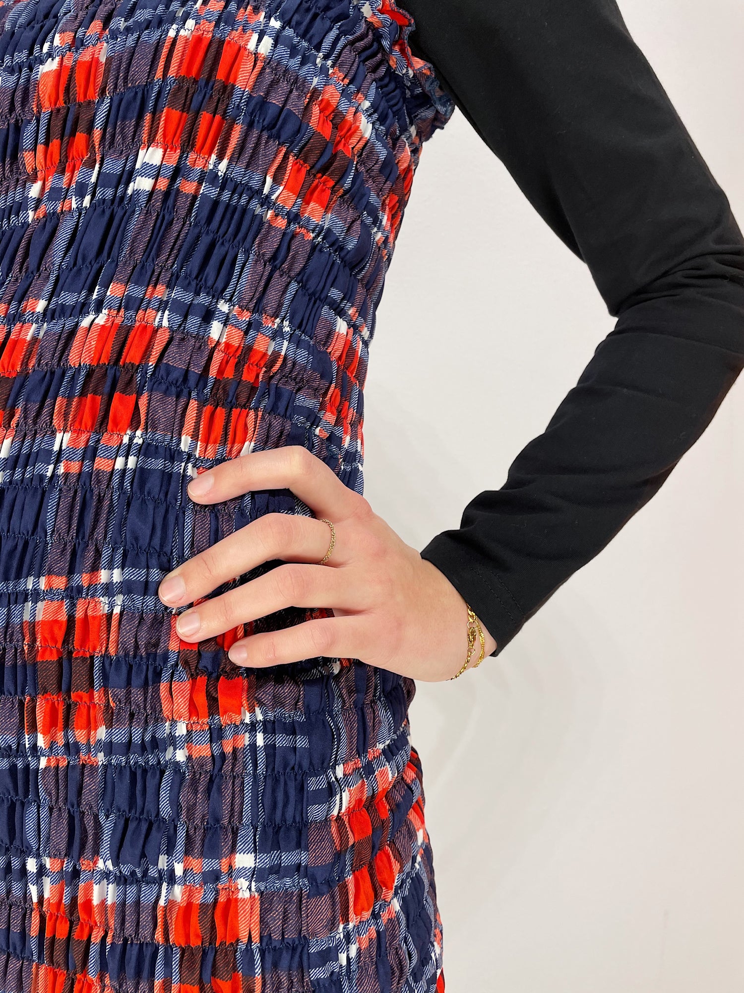 Smocked Pencil Dress