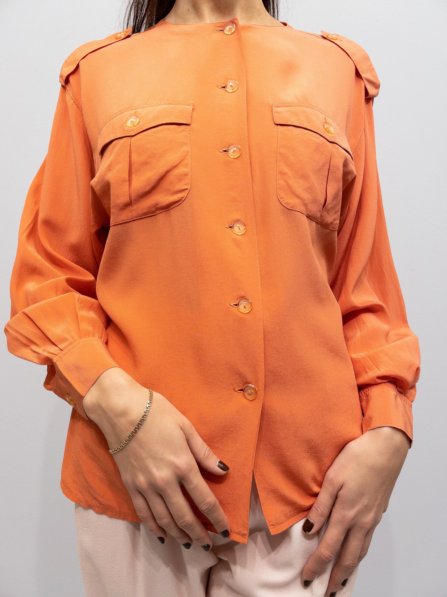 Koral Max Mara Silkebluse