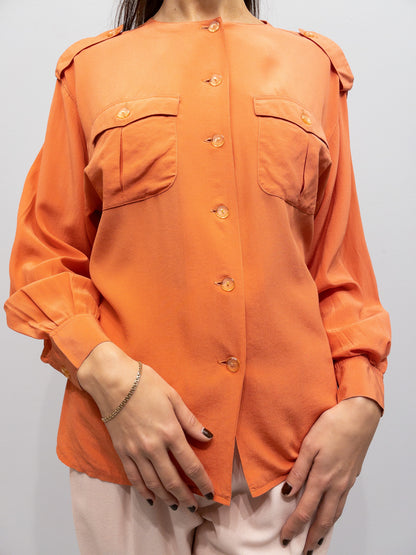 Koral Max Mara Silkebluse