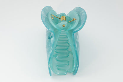 Puzzle Hairclip - Light Blue